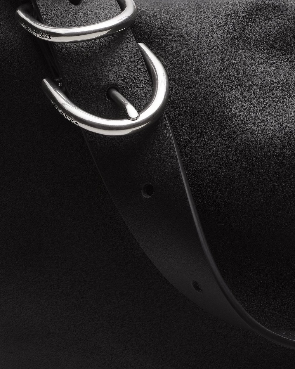 Mercer Medium Leather Hobo Bag Black - Image 5