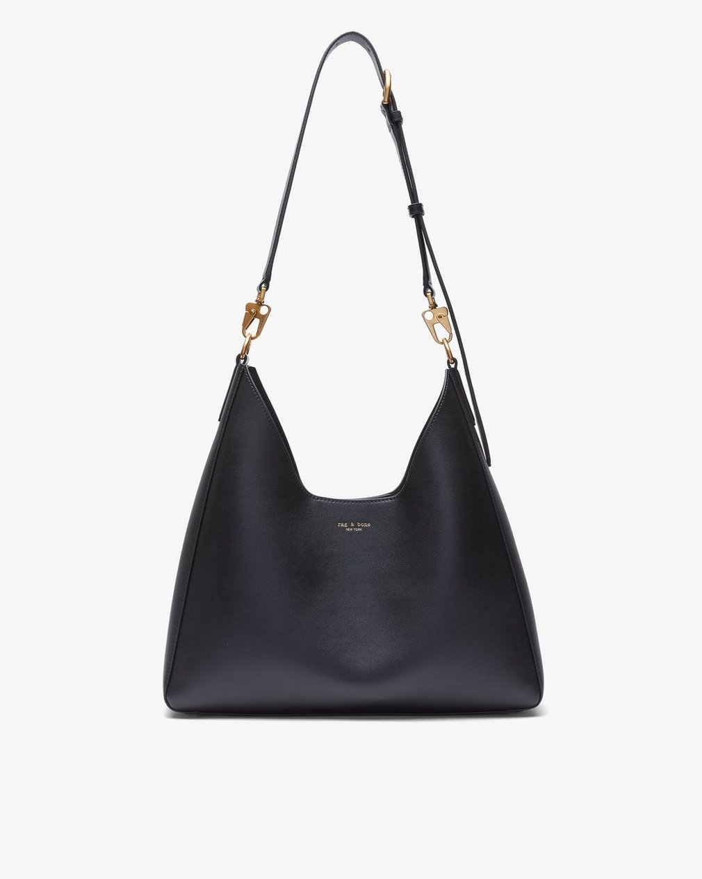 Parker Leather Hobo Black