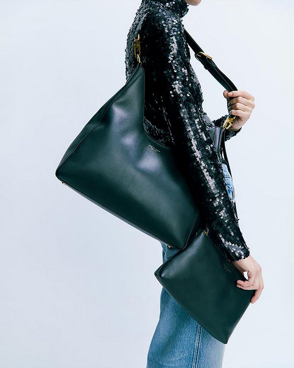 Parker Leather Hobo Black - Image 2