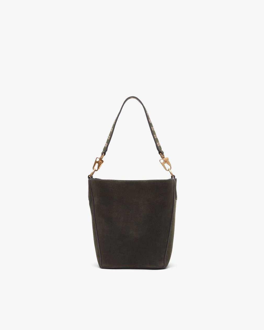 Parker Suede Bucket Bag Forest - Image 5