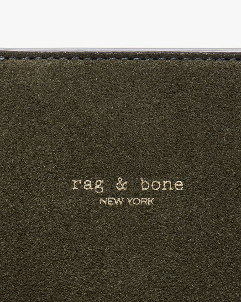 Parker Suede Bucket Bag Forest - Image 9
