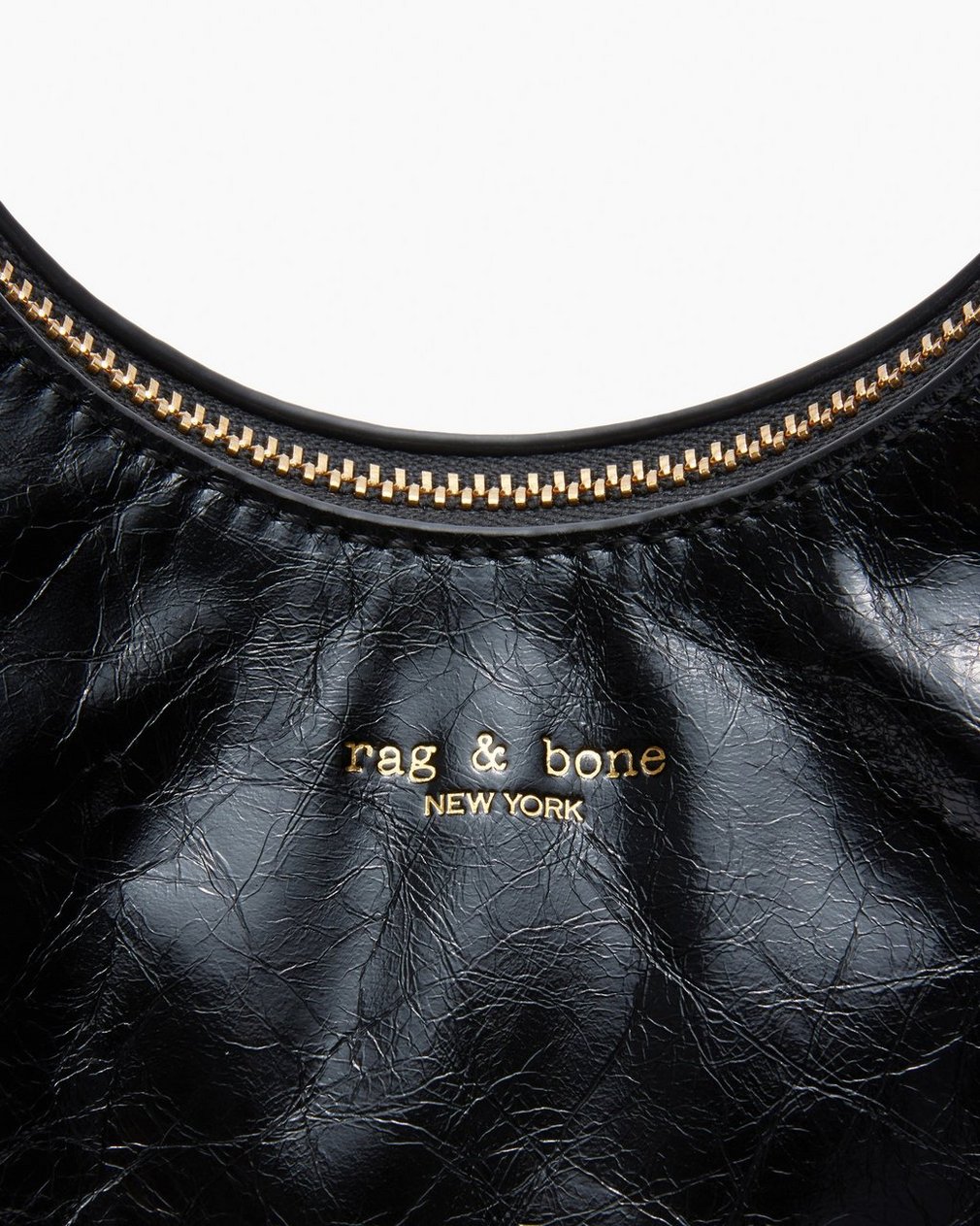 Hudson Leather Hobo Black - Image 7