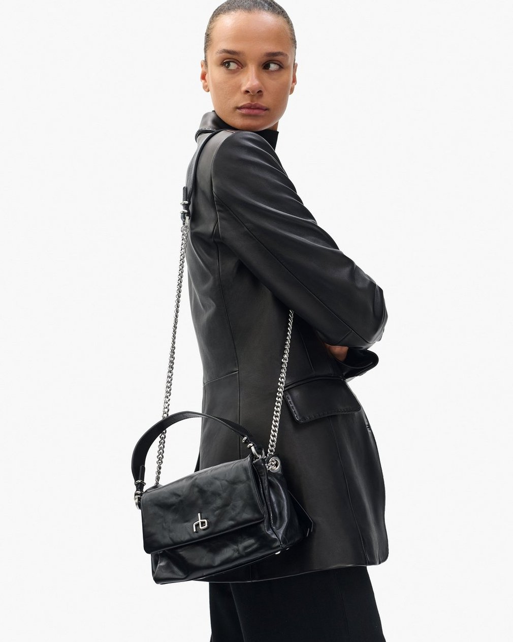 Chelsea Small Flap Bag Black - Image 3