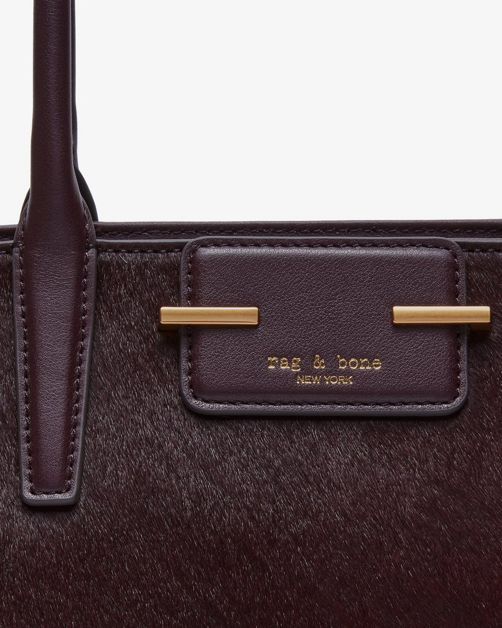 Realm Calf Hair Satchel Blackberry - Image 6