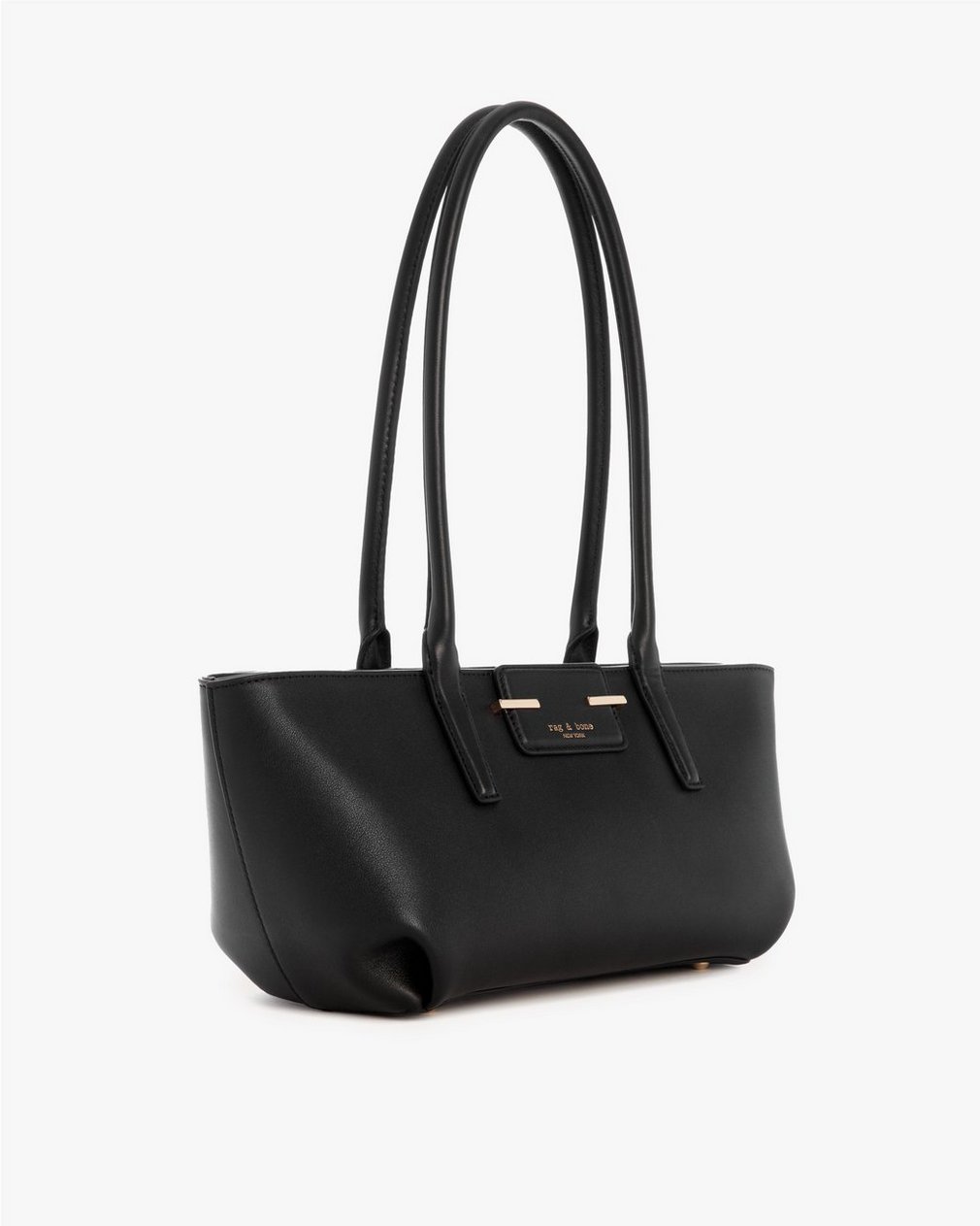 Realm Leather Satchel Black - Image 2