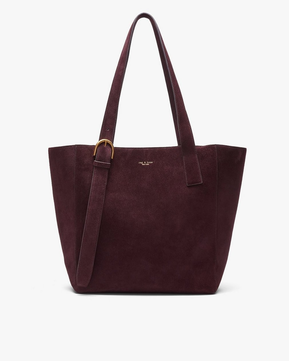 Parker Suede Tote Blackberry - Image 2