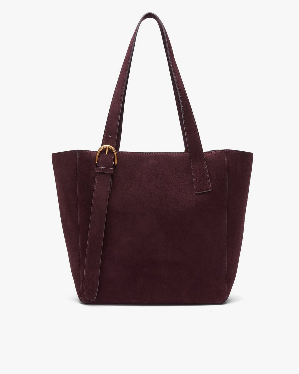 Parker Suede Tote Blackberry - Image 4