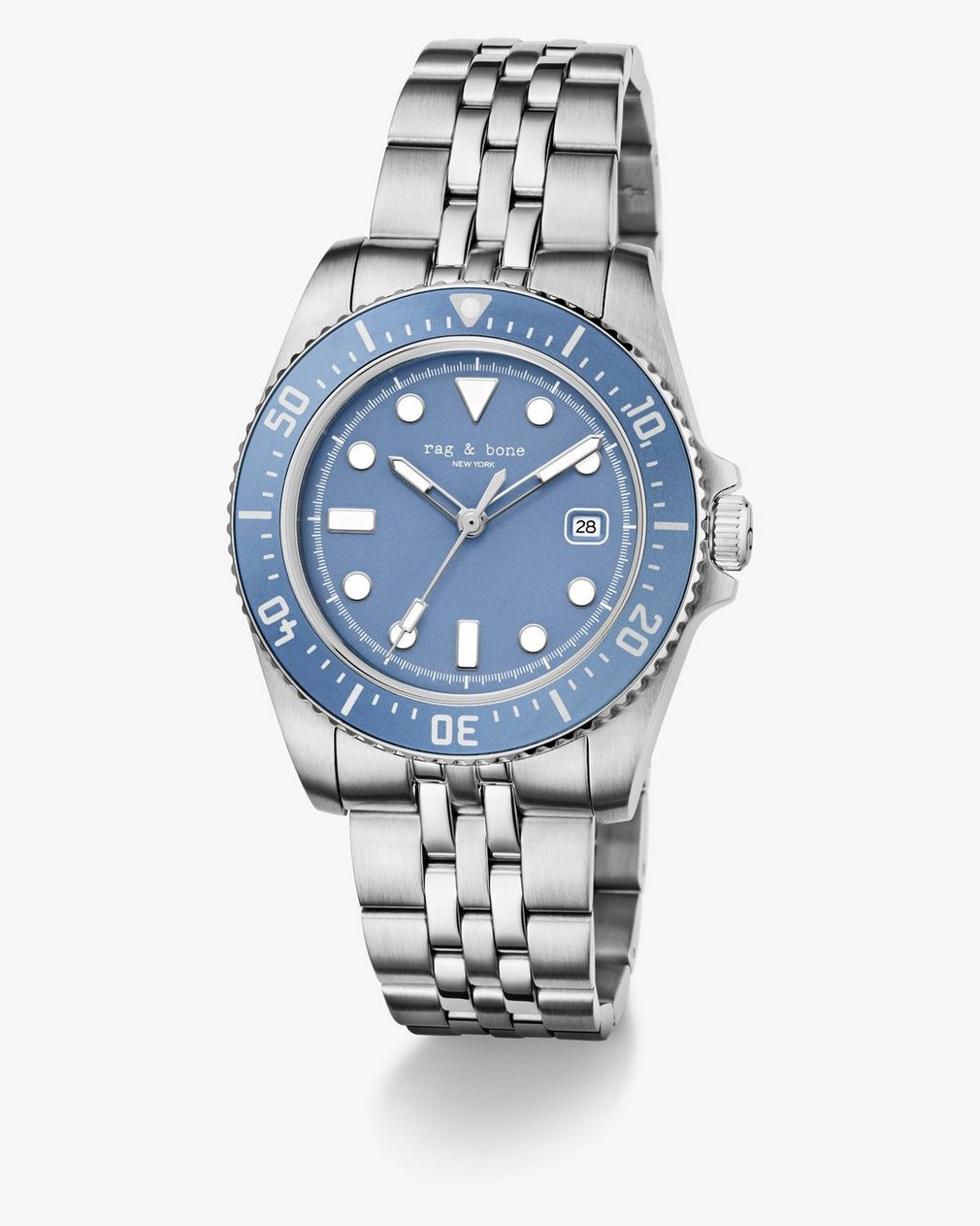 Rowan Date Bracelet Watch, 38mm Silver - Image 3