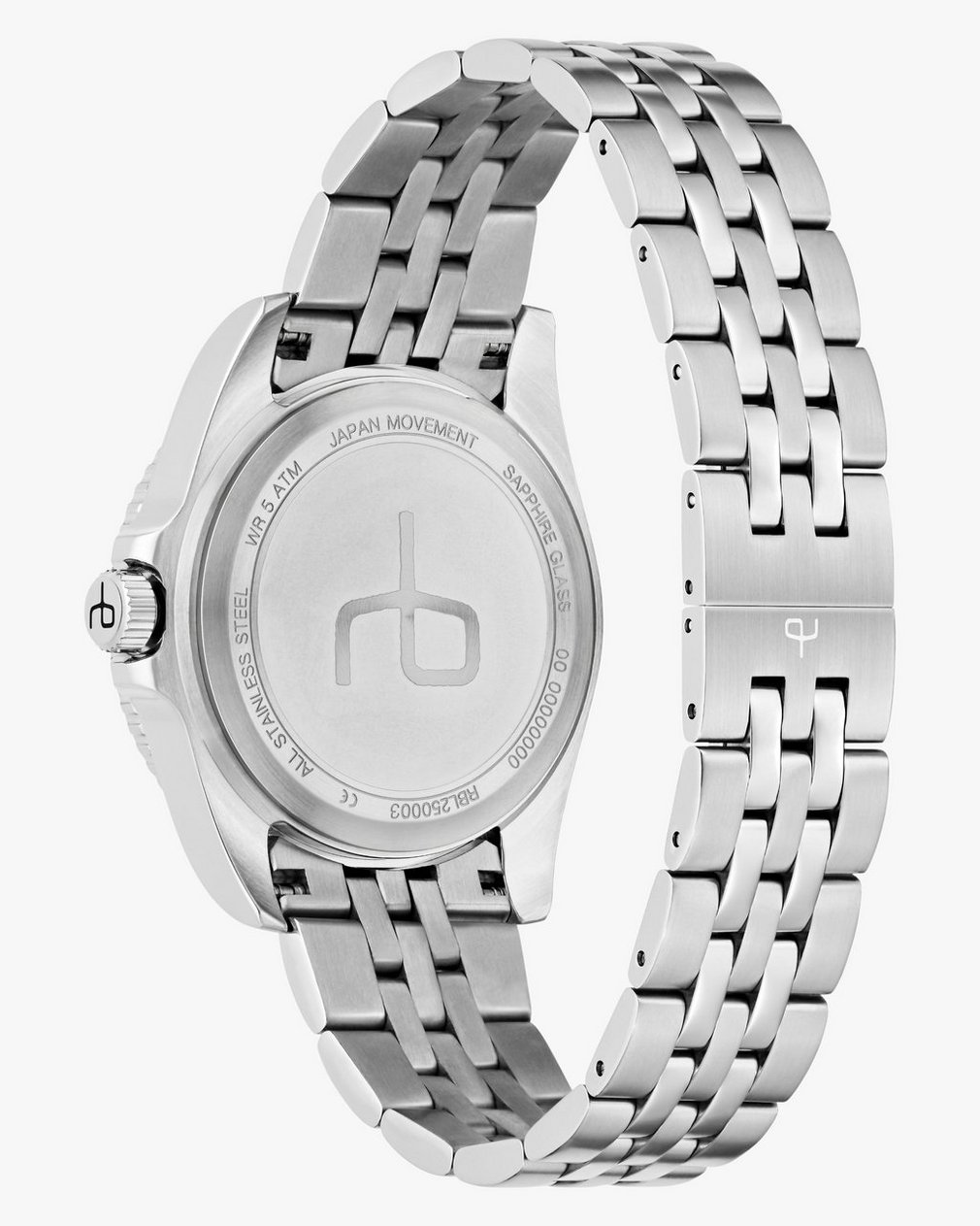 Rowan Date Bracelet Watch, 38mm Silver - Image 6