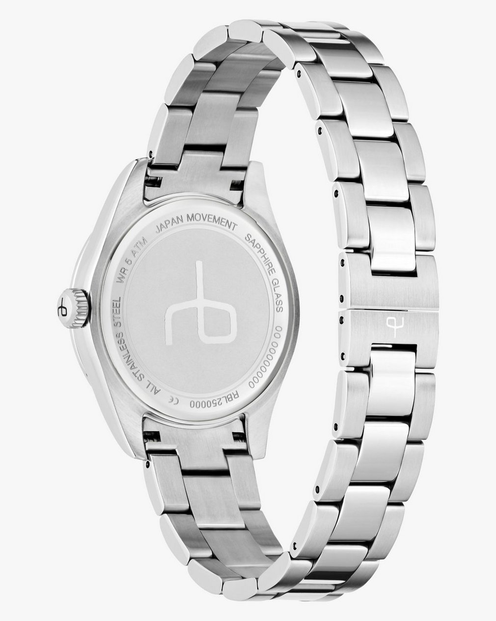 Lex Day Date Bracelet Watch, 34mm Silver - Image 6