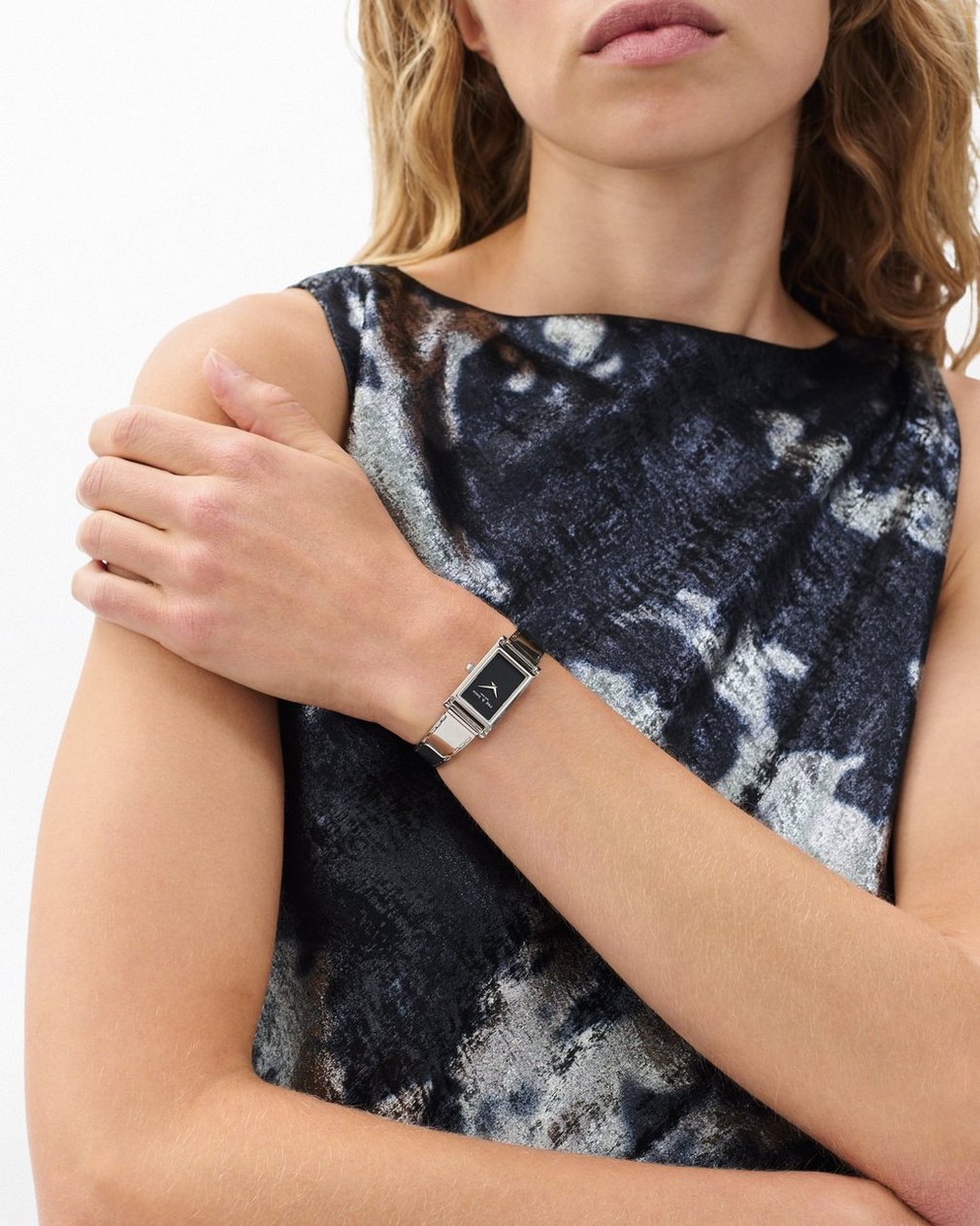 Eloise Bangle Watch, 17mm Silver - Image 2