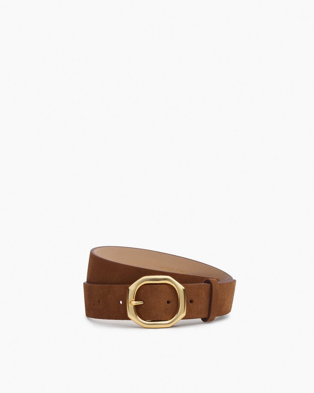 Audrey Suede Belt Umber Suede