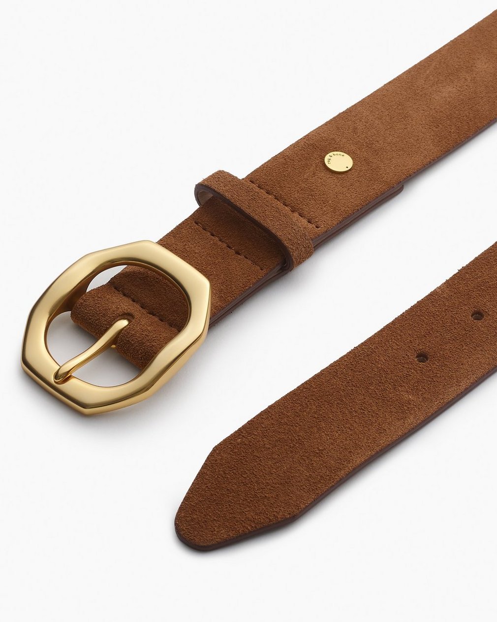 Audrey Suede Belt Umber Suede - Image 3
