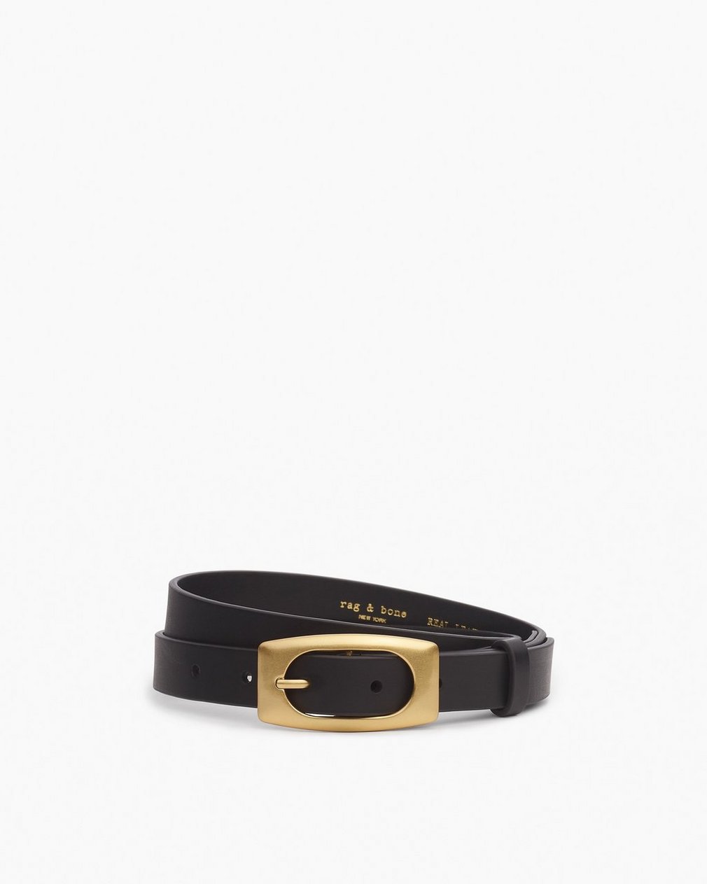 Rory Leather Belt Black