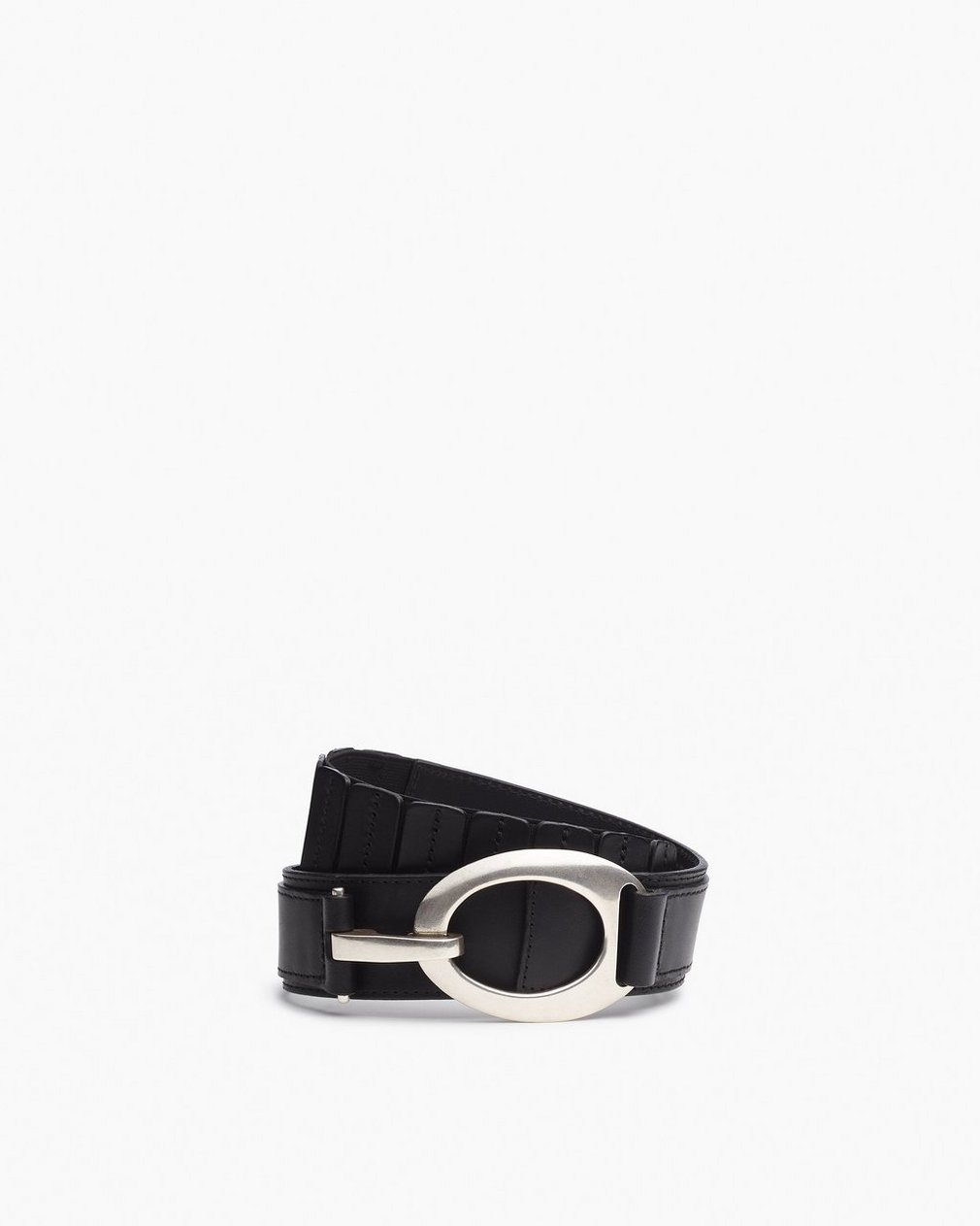 Ryder Stretch Leather Belt Black