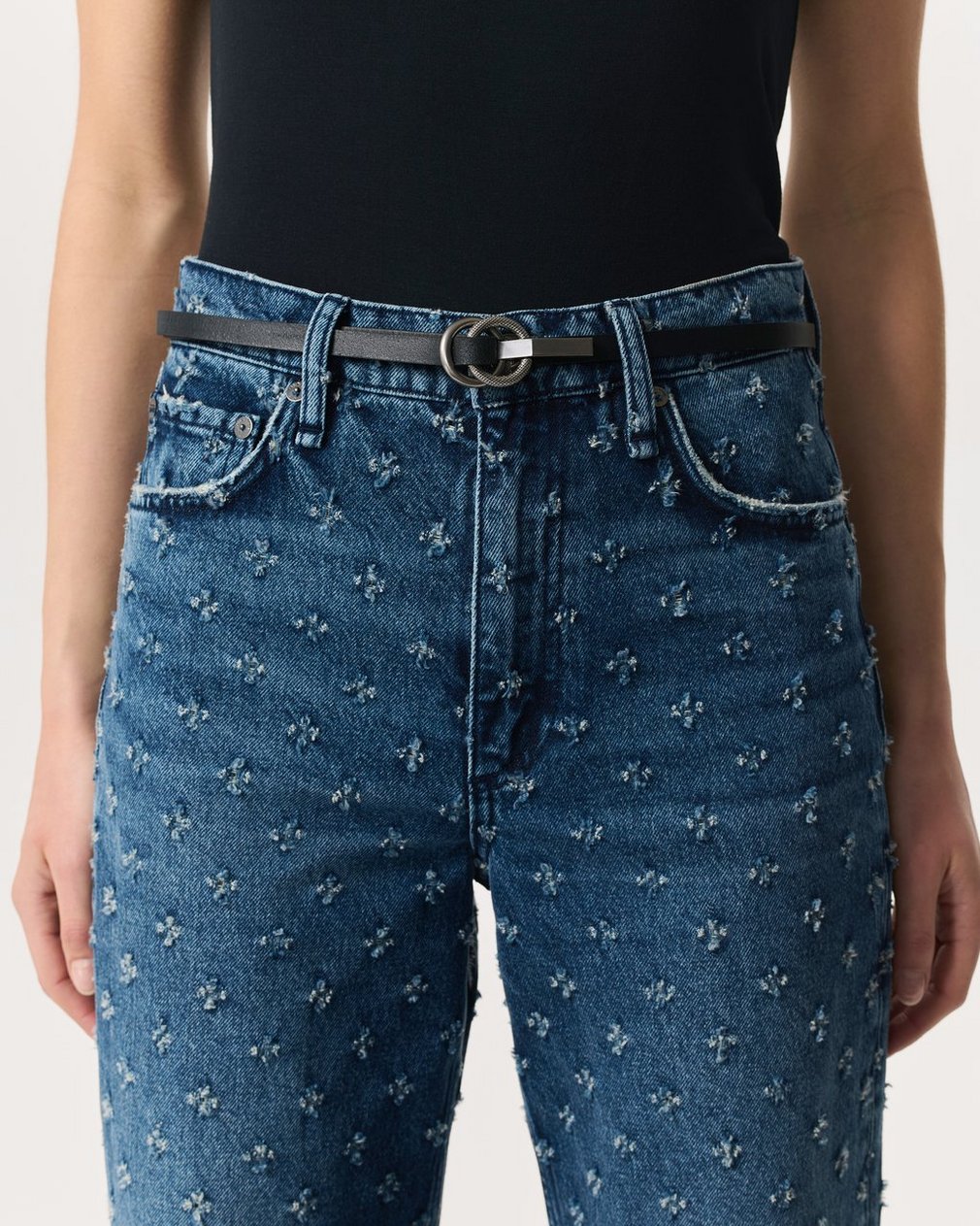 Dakota Leather Belt Black - Image 2
