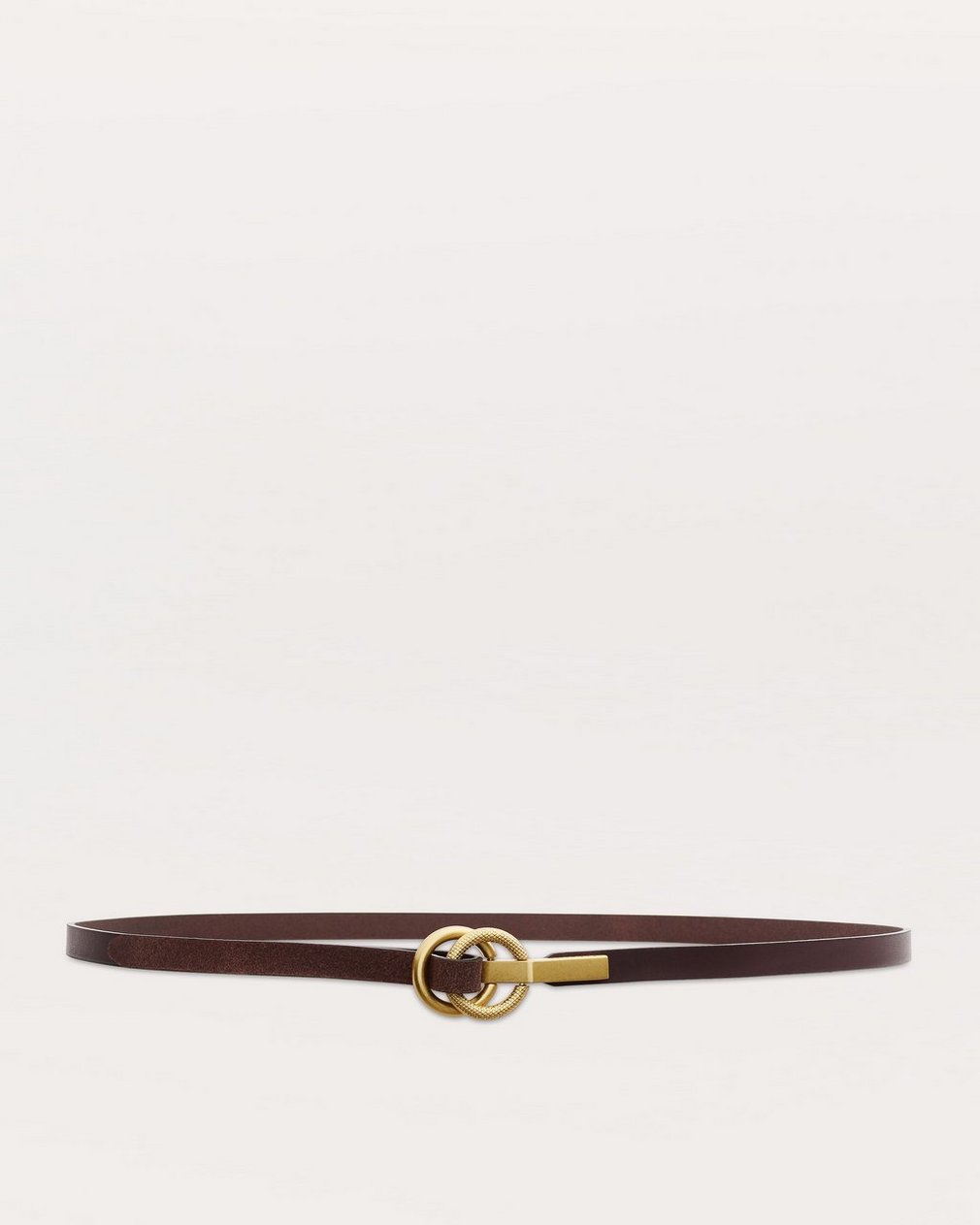 Dakota Leather Belt Dark Espresso