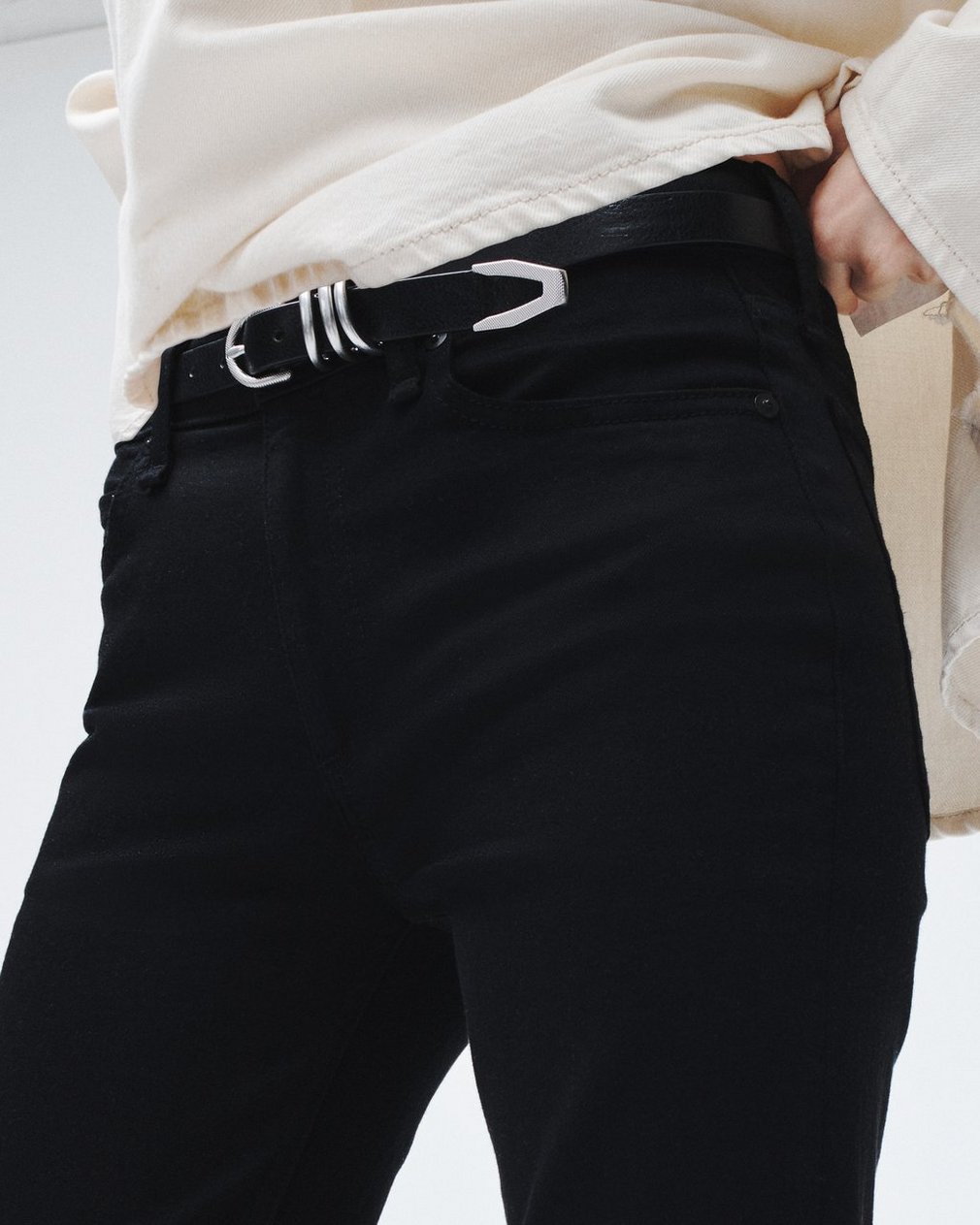 Baby Spire Leather Belt Black - Image 2