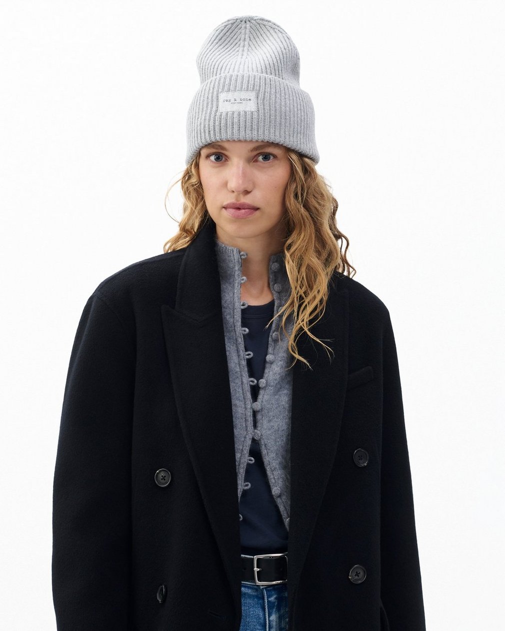 Blake Metallic Beanie Silver - Image 2