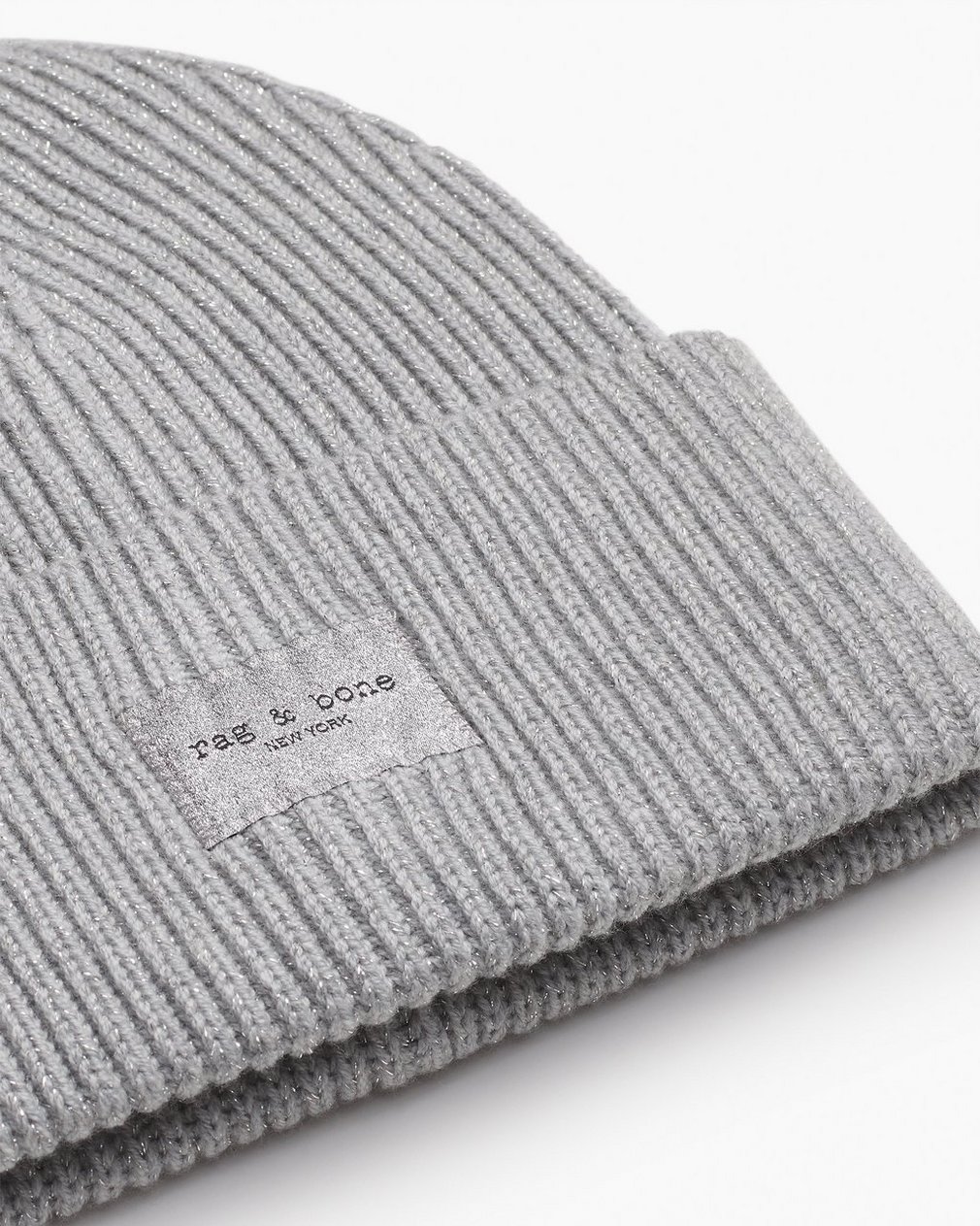 Blake Metallic Beanie Silver - Image 3