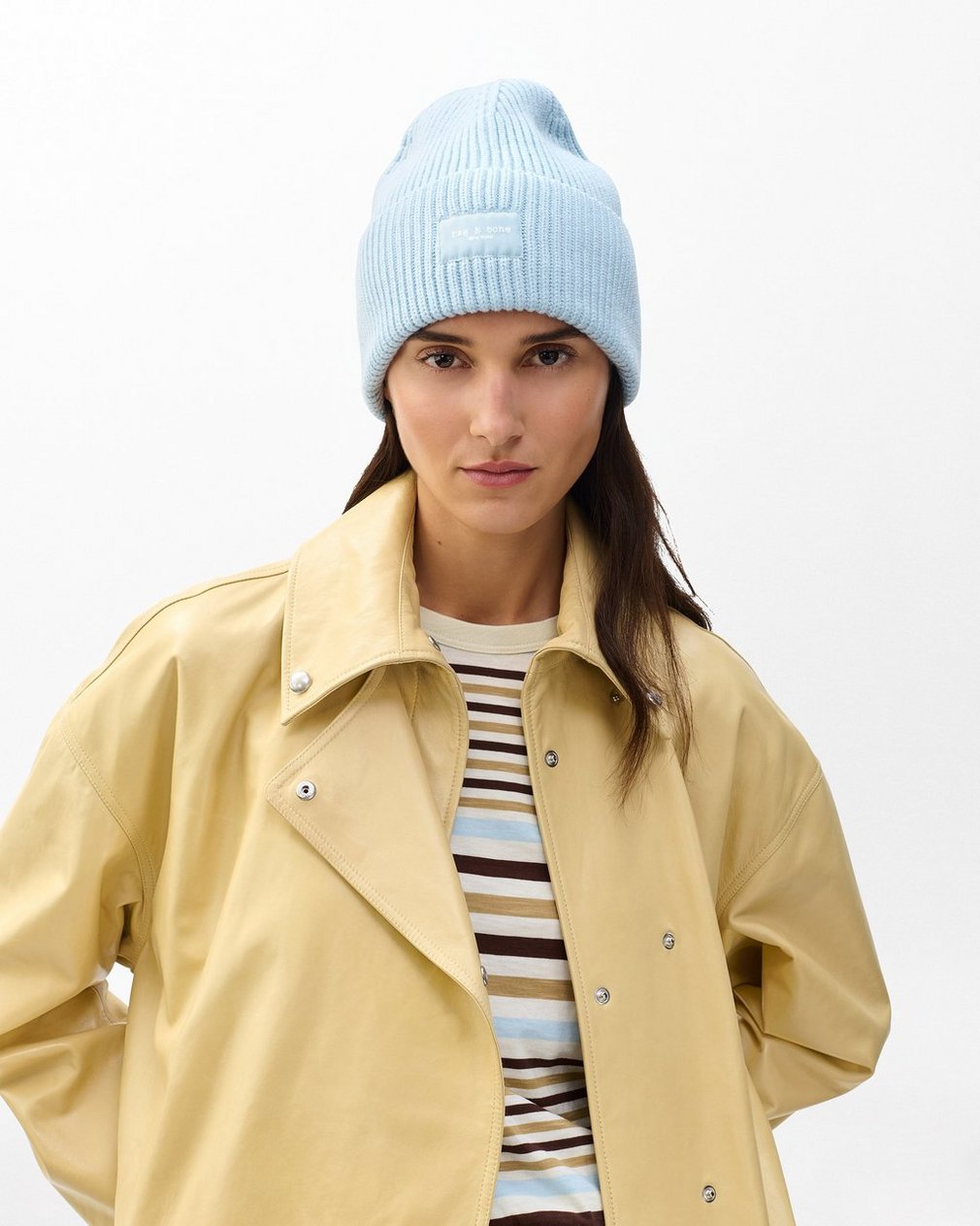 Blake Wool Beanie Sky Blue - Image 2