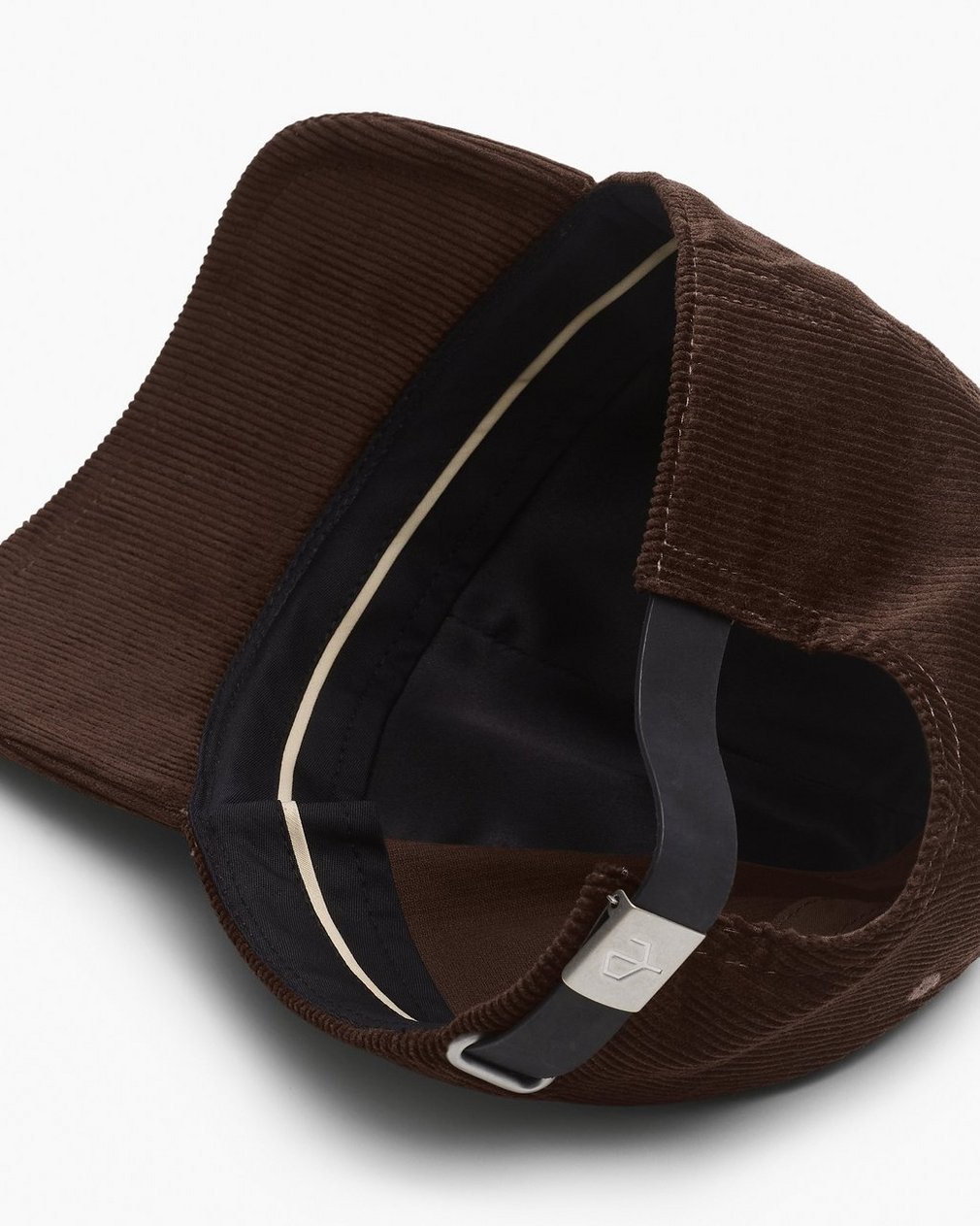 Harlow Corduroy Baseball Cap Dark Espresso Corduroy - Image 2