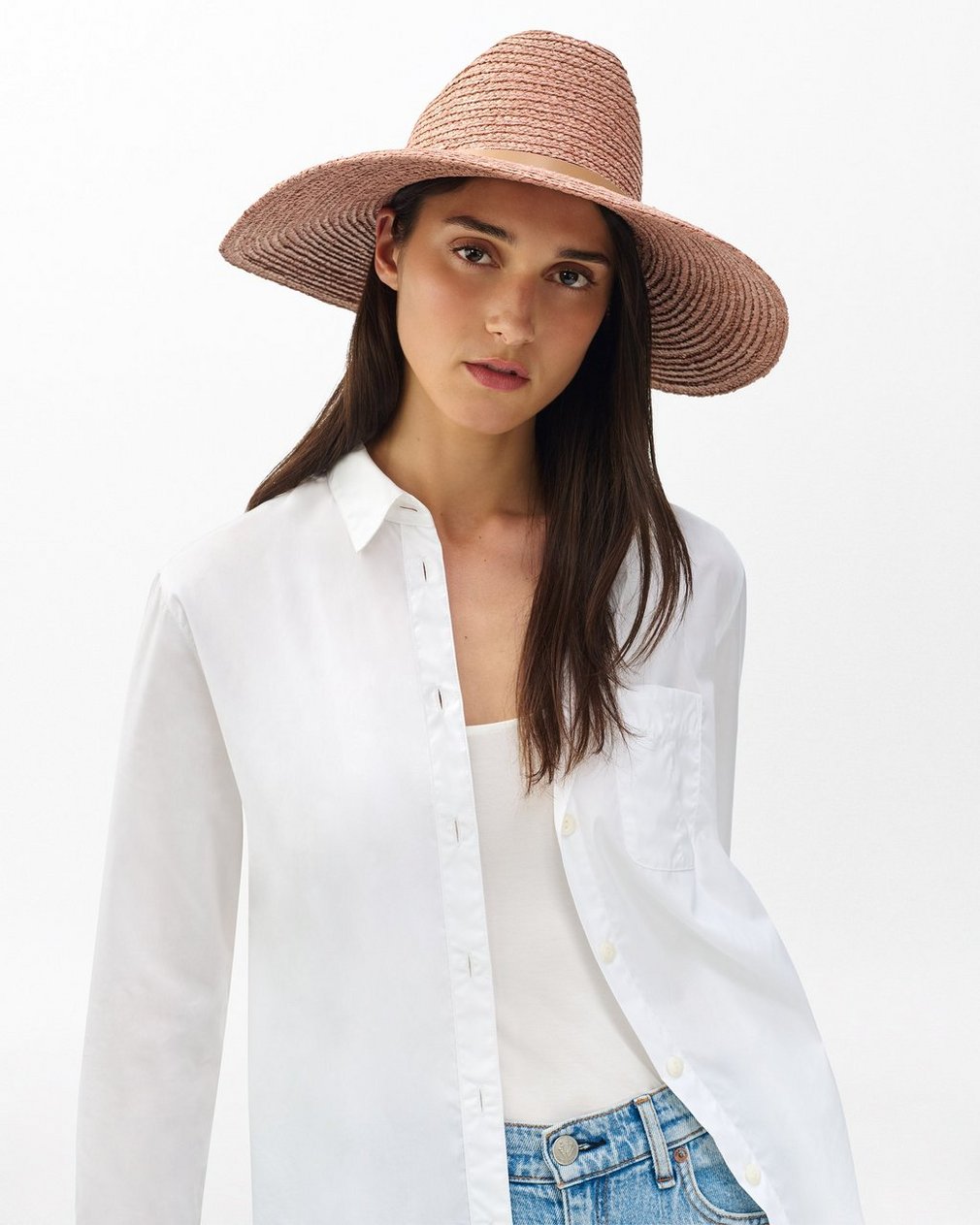 Cleo Straw Hat Desert Rose - Image 2