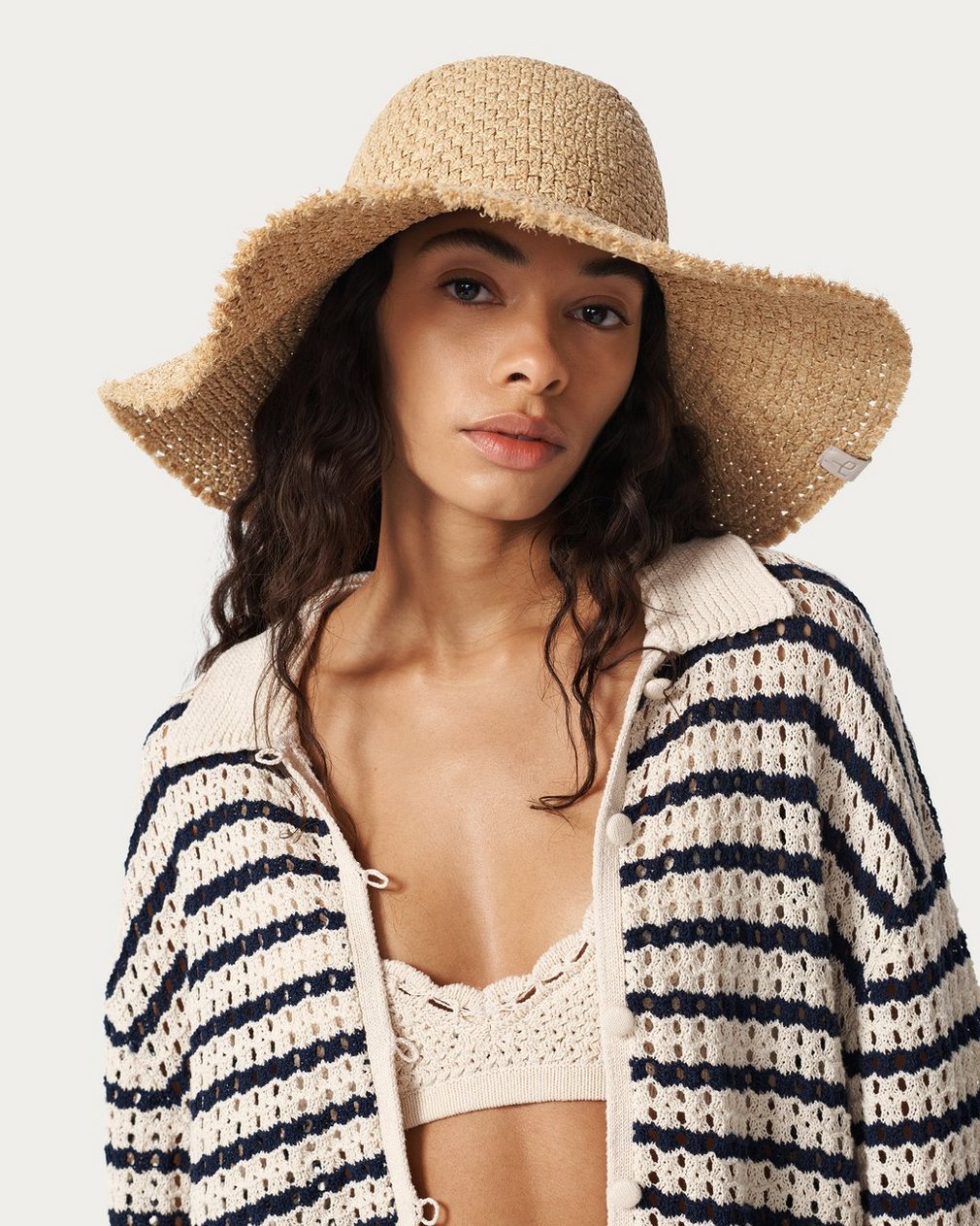 Ella Straw Sun Hat Natural Straw - Image 2
