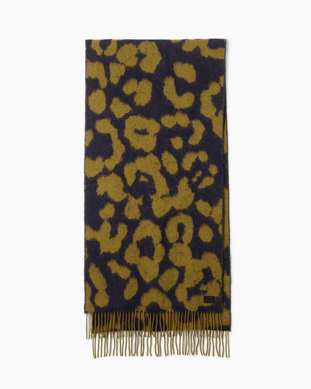 Piper Leopard-Print Scarf Lime Multi - Image 2