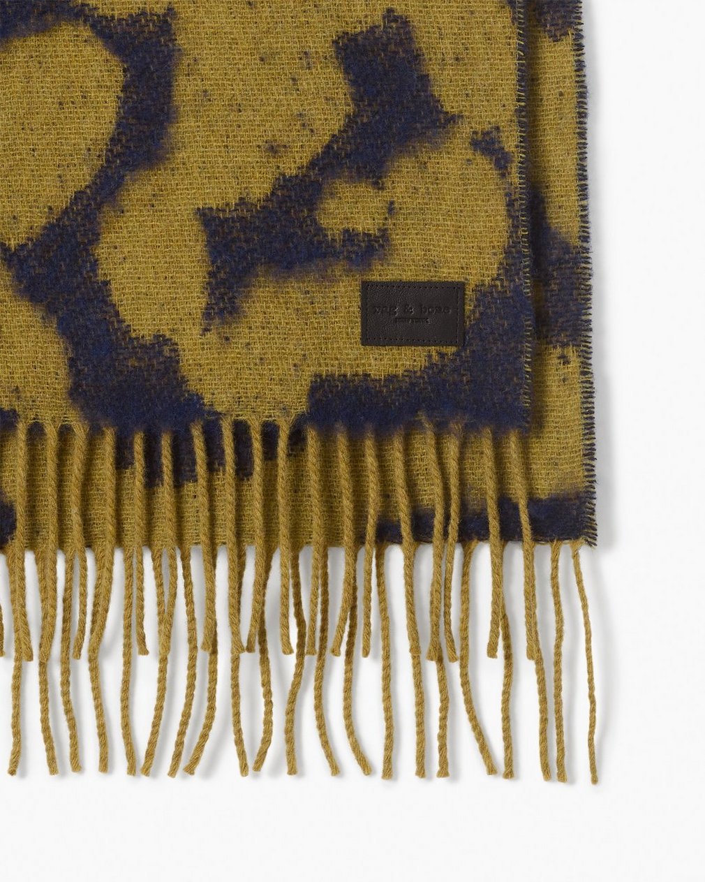 Piper Leopard-Print Scarf Lime Multi - Image 3
