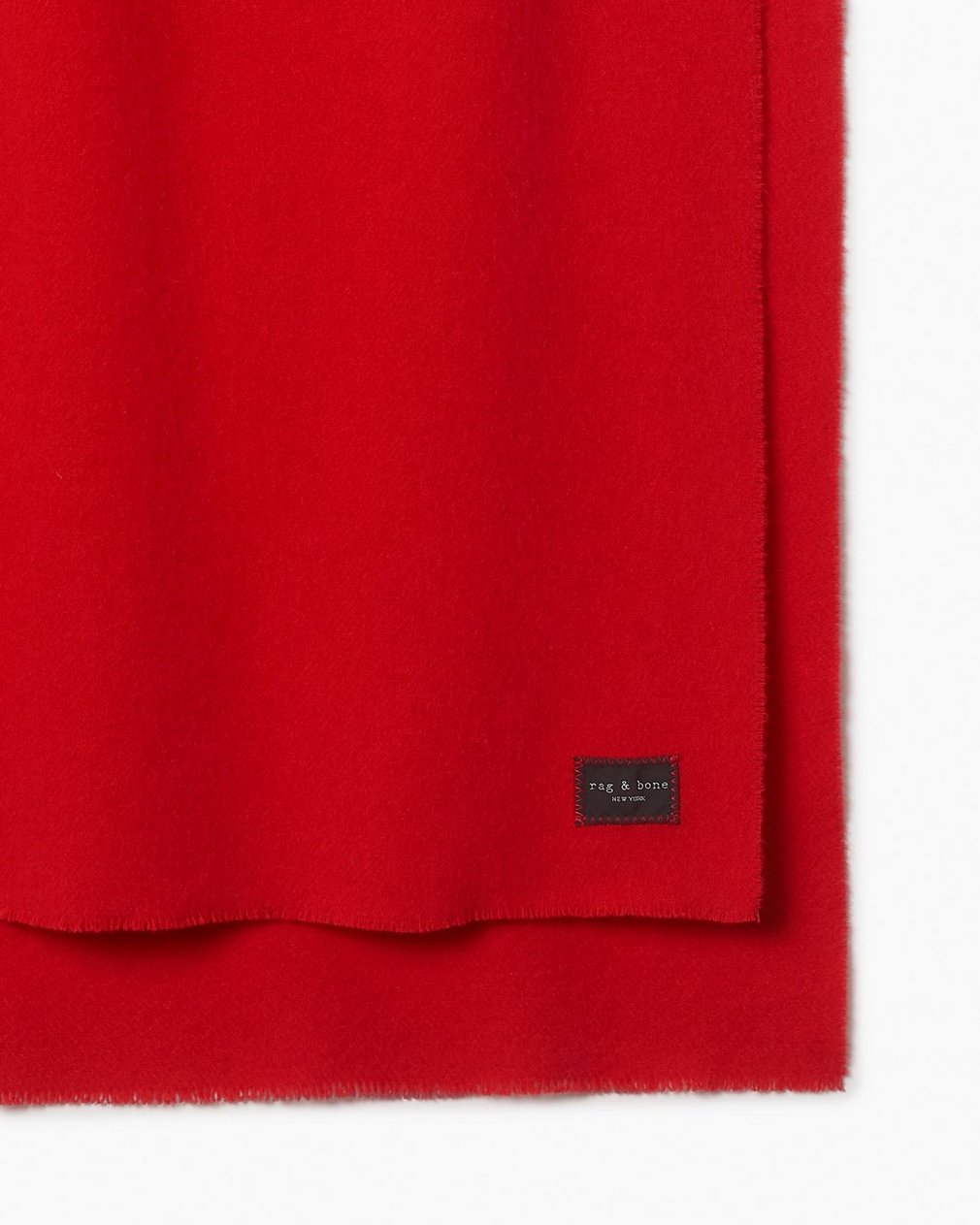 Joni Wool Scarf Flame Red - Image 3
