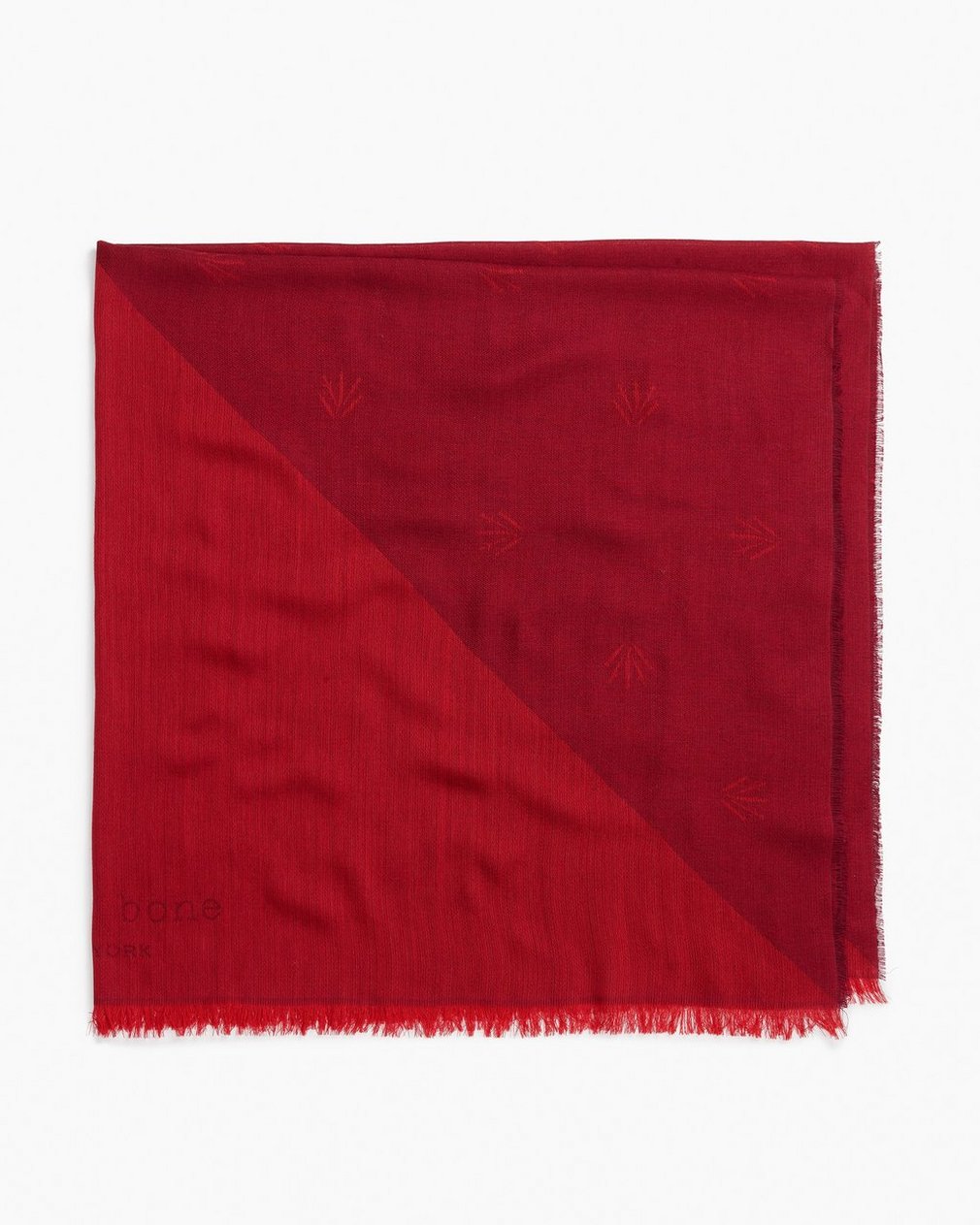 Geo Dagger Scarf Ruby