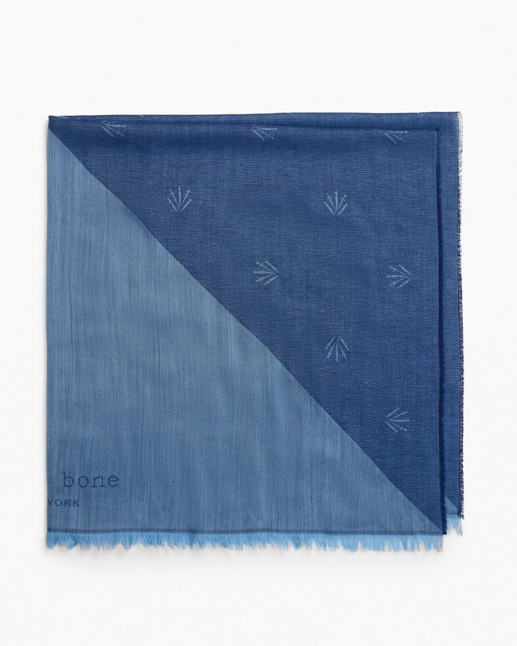 Geo Dagger Scarf Navy