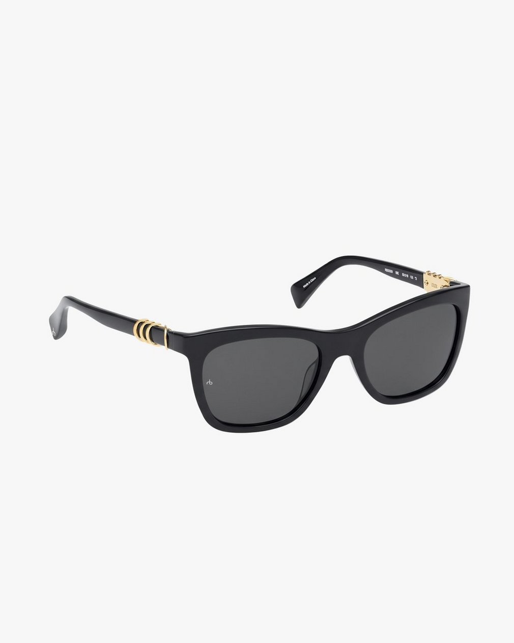 Renee Square Sunglasses Black Blue - Image 3