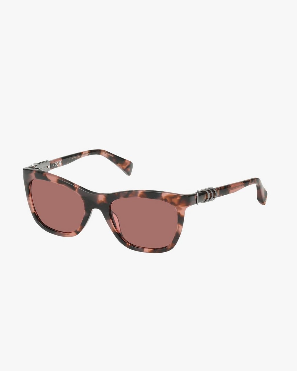 Renee Square Sunglasses Peach Rose - Image 4