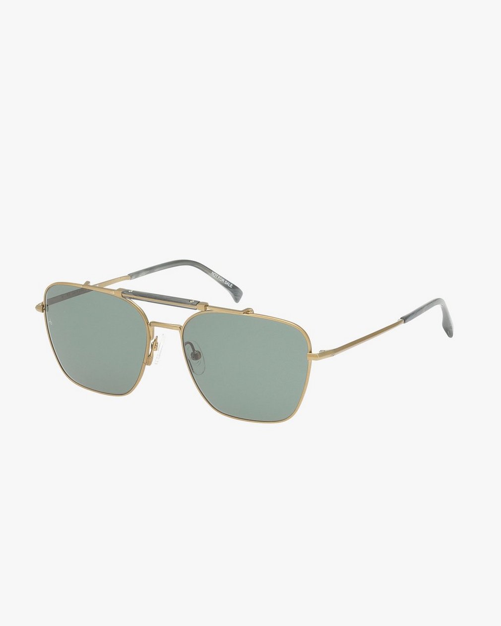 Ryan Square Aviator Sunglasses Bronze Olive - Image 4