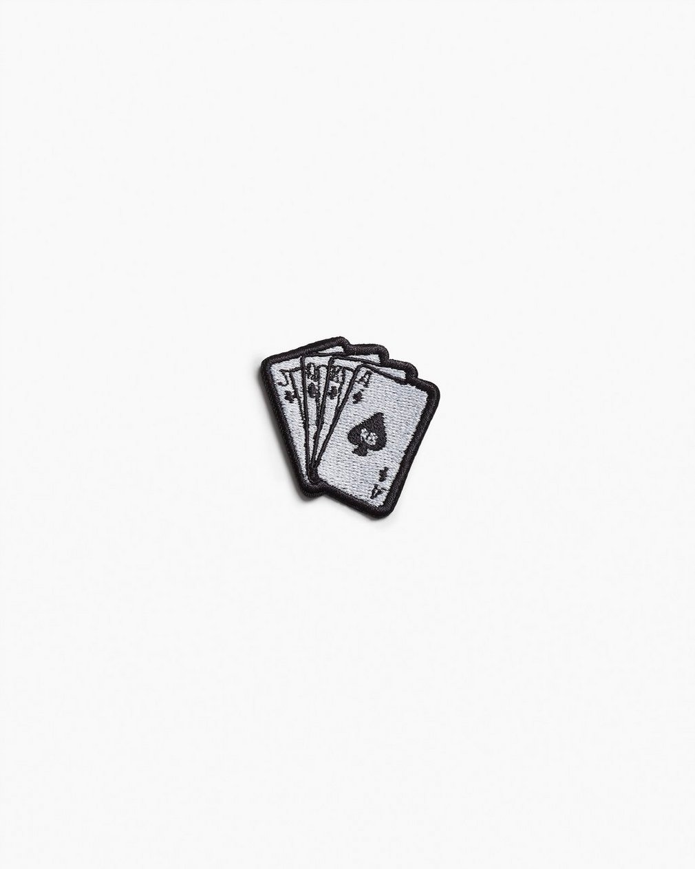 rb Embroidered Patch Cards (Royal Flush)