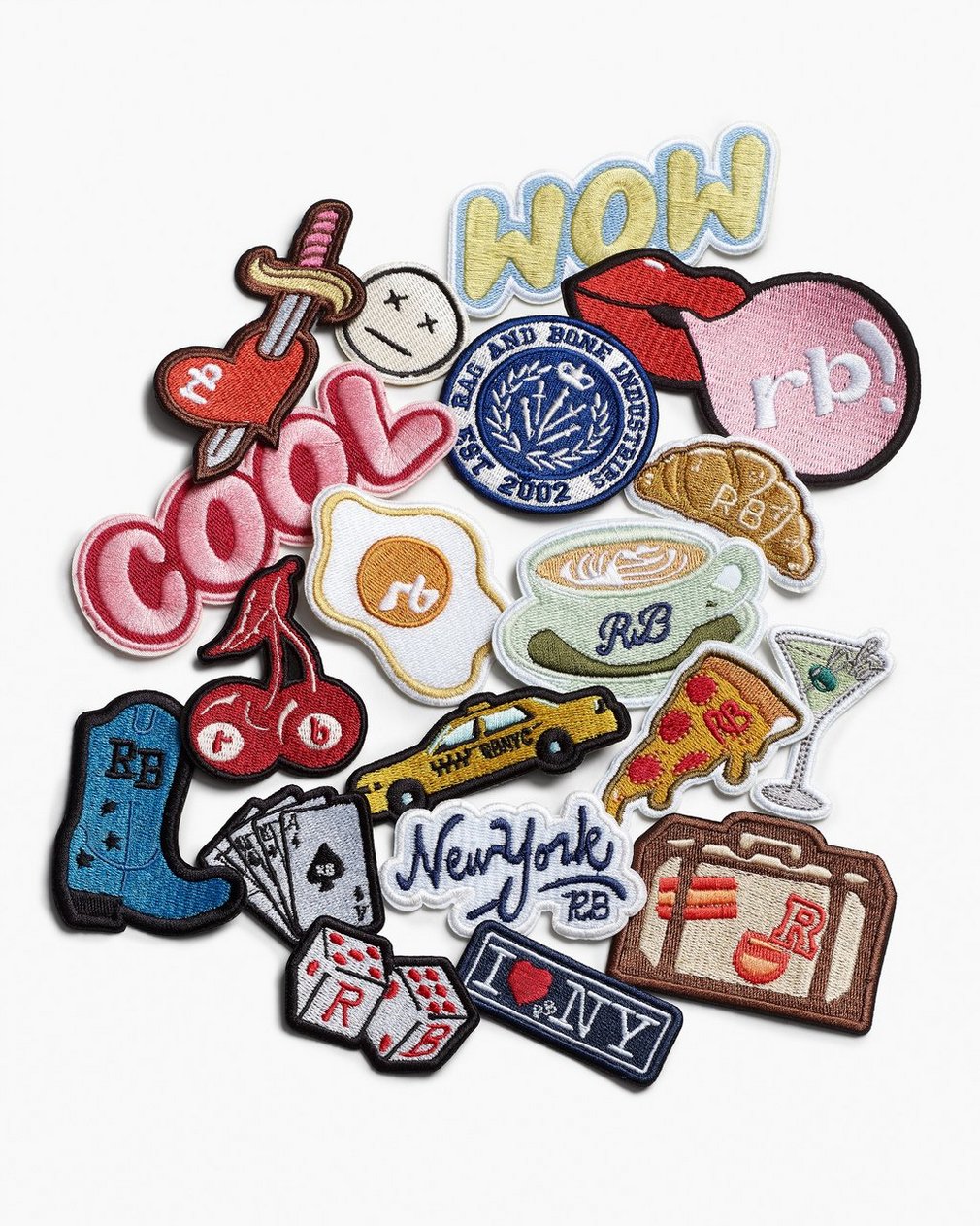 rb Embroidered Patch Rb Lipstick - Image 2