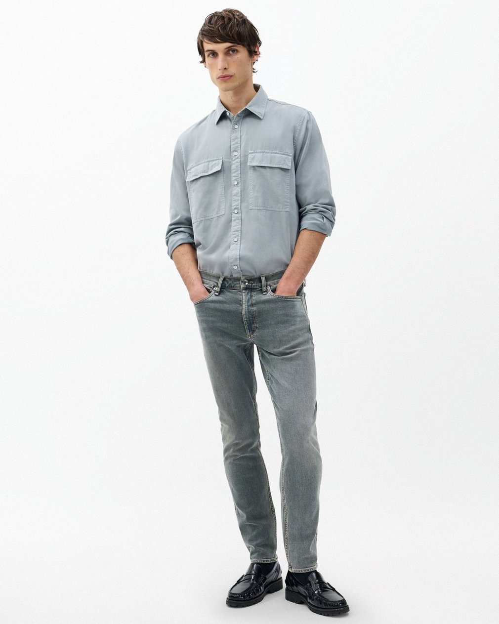 Fit 2 Slim Jeans Granite Blue - Image 2