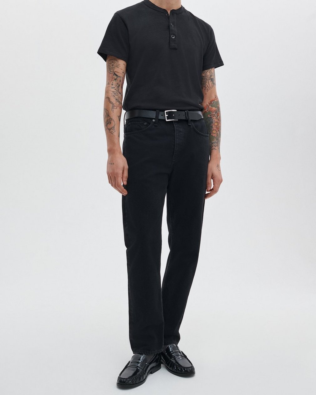 Fit 2 Black: Slim Fit Black Authentic Stretch Jean - Image 4