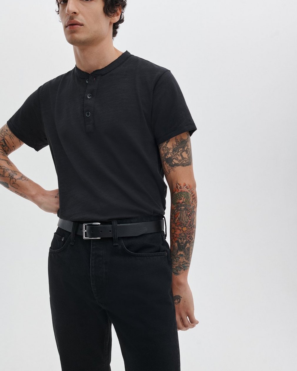 Fit 2 Black: Slim Fit Black Authentic Stretch Jean - Image 5