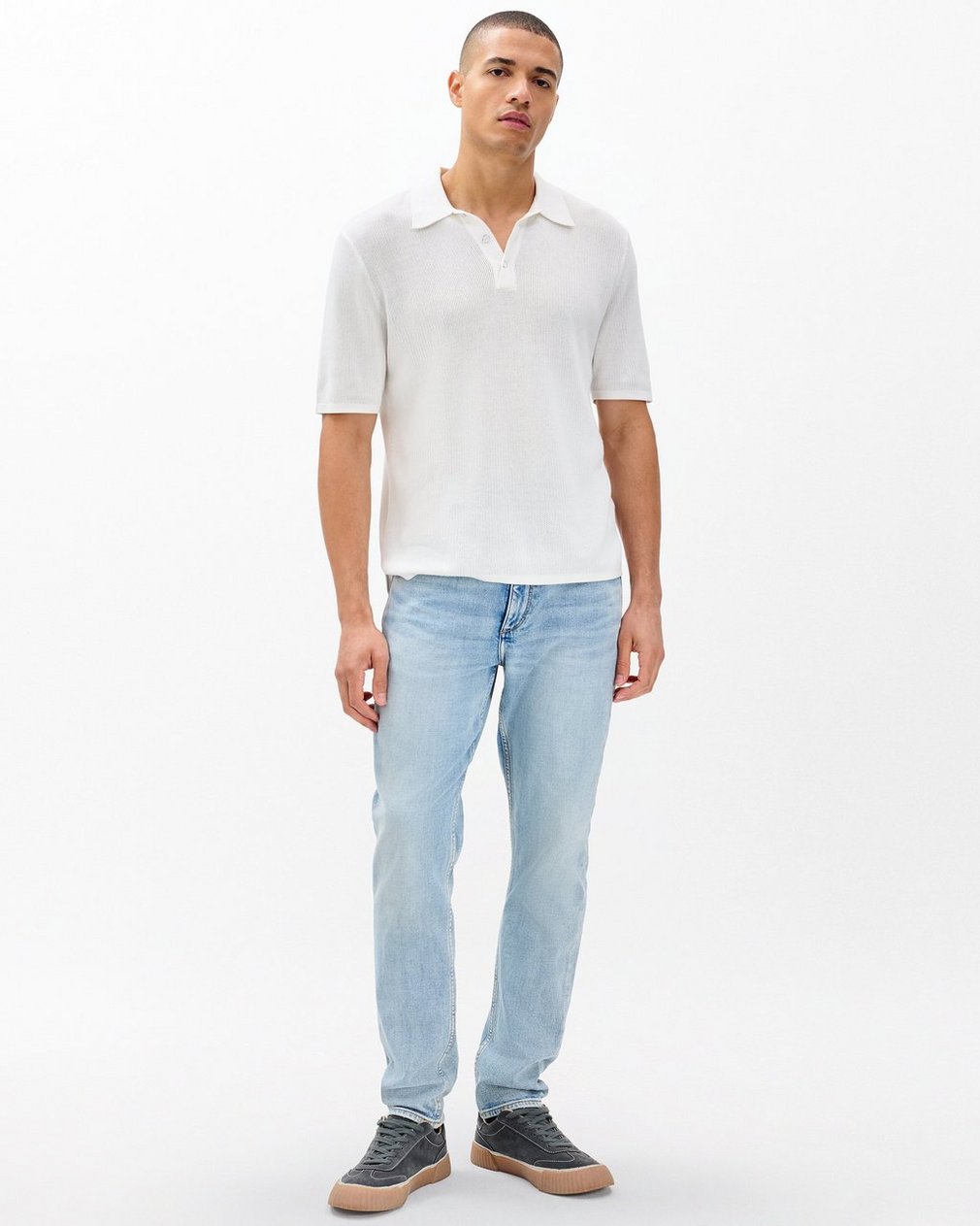 Fit 2 Flynn: Slim Fit Light Indigo Authentic Stretch Jean - Image 3