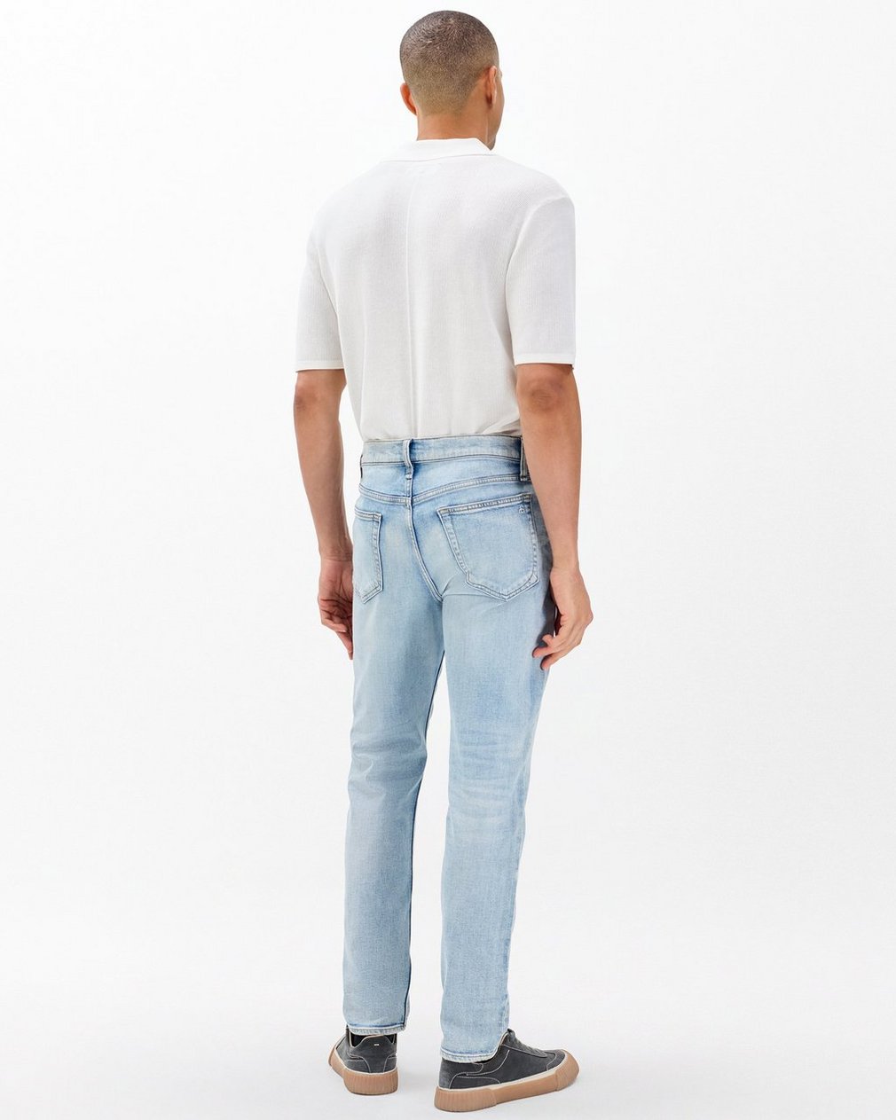 Fit 2 Flynn: Slim Fit Light Indigo Authentic Stretch Jean - Image 6