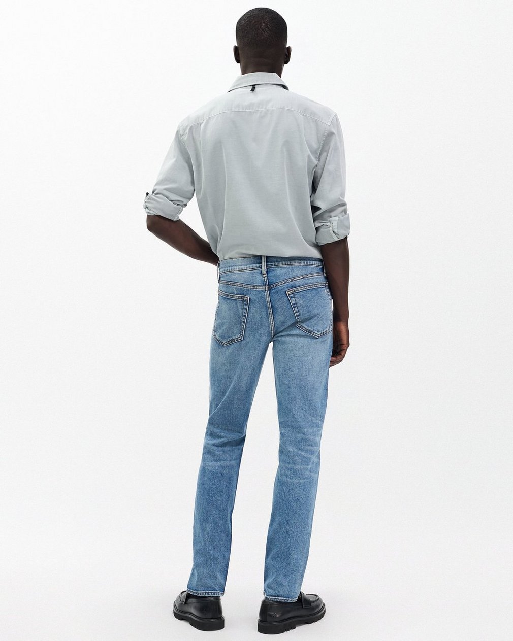 Fit 2 Carter: Slim Fit Medium Indigo Authentic Stretch Jean - Image 6