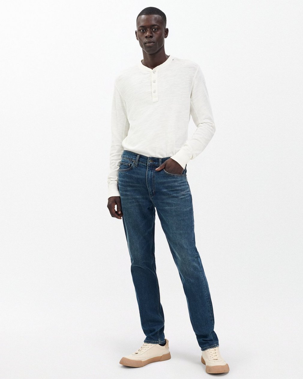 Fit 2 Cole: Slim Fit Dark Indigo Authentic Stretch Jean - Image 3