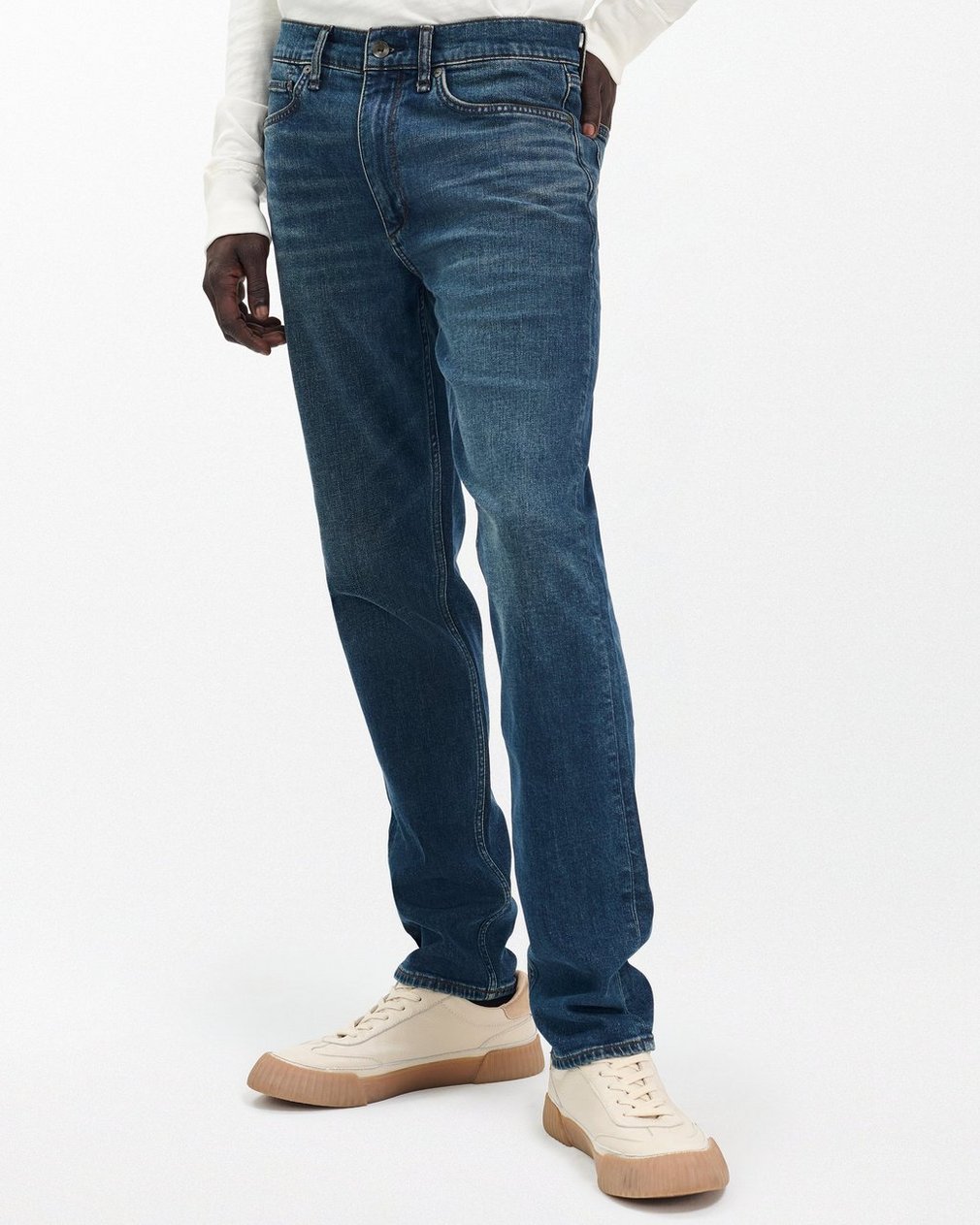 Fit 2 Cole: Slim Fit Dark Indigo Authentic Stretch Jean - Image 4