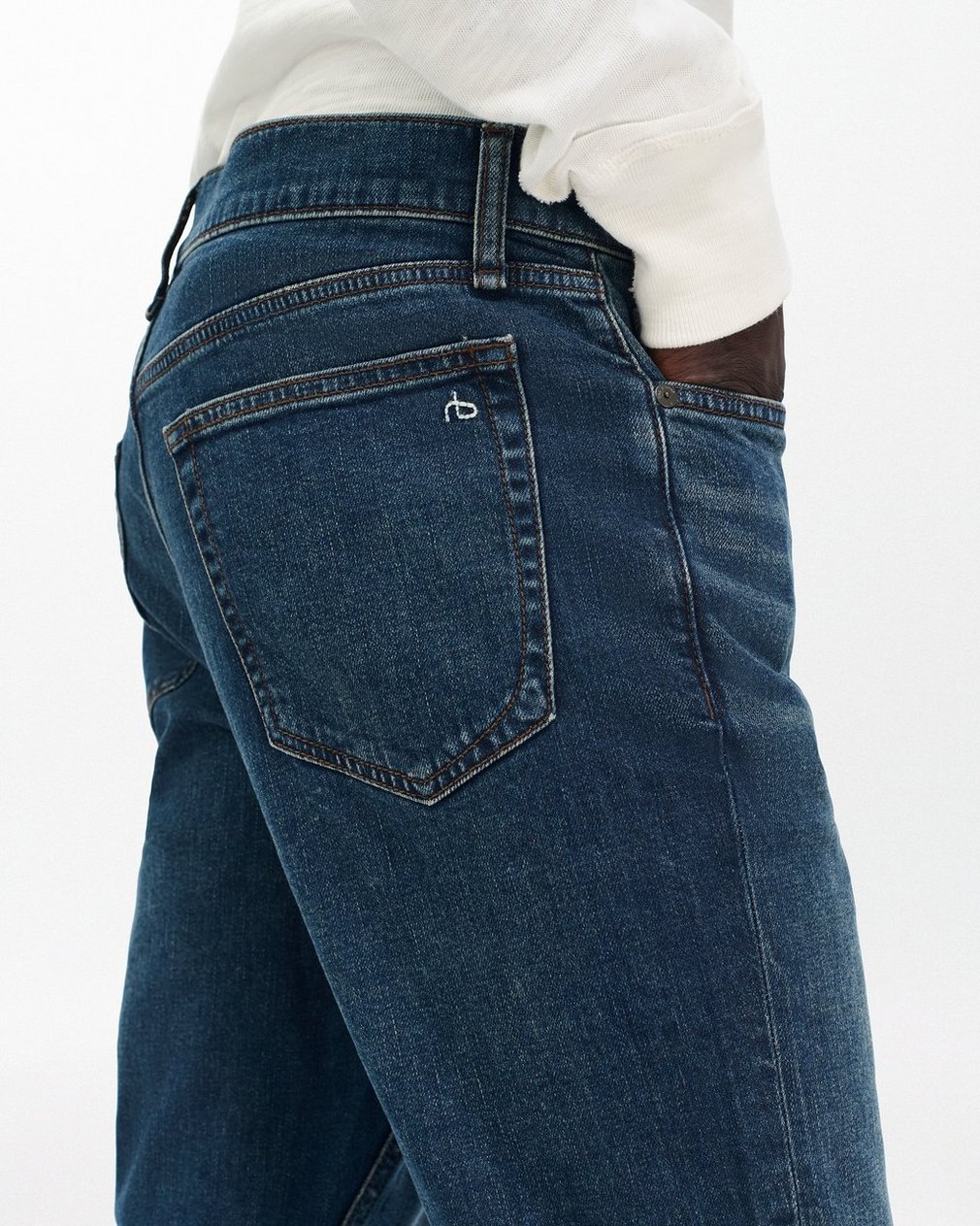 Fit 2 Cole: Slim Fit Dark Indigo Authentic Stretch Jean - Image 5
