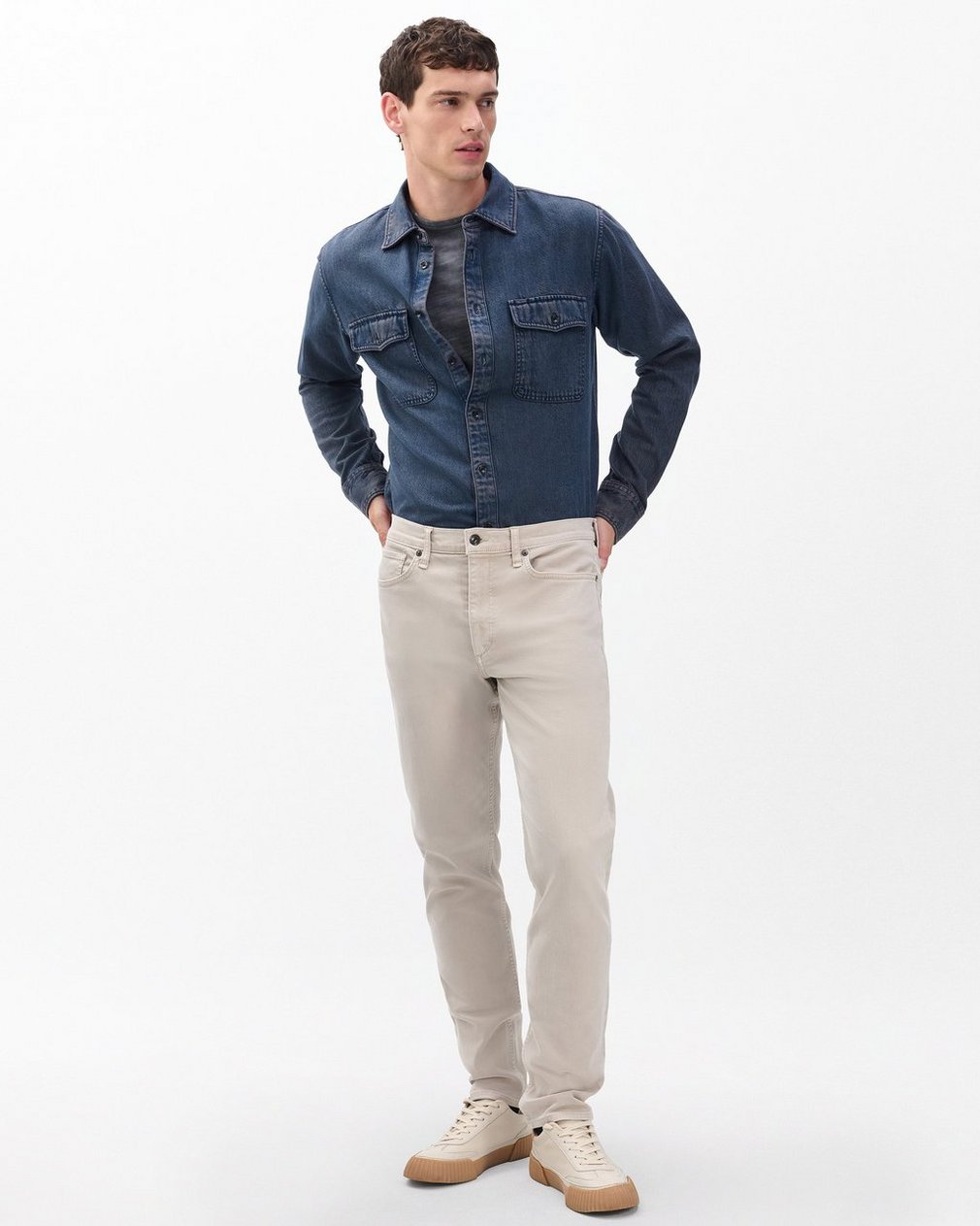 Fit 2 Slim Jeans Sand