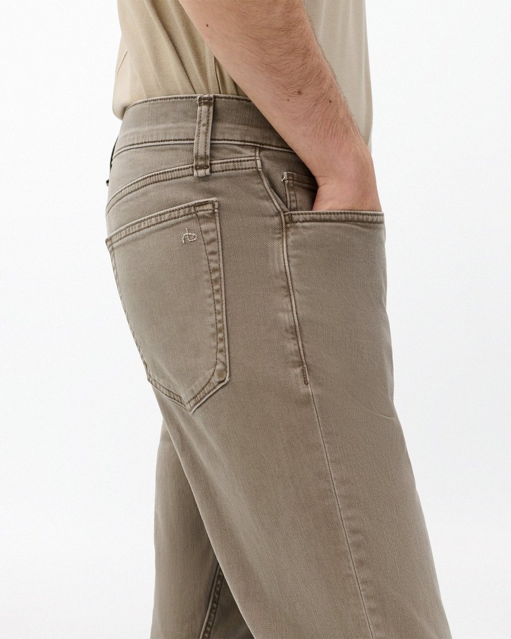 Fit 2 Slim Fit Jean Dark Taupe - Image 5
