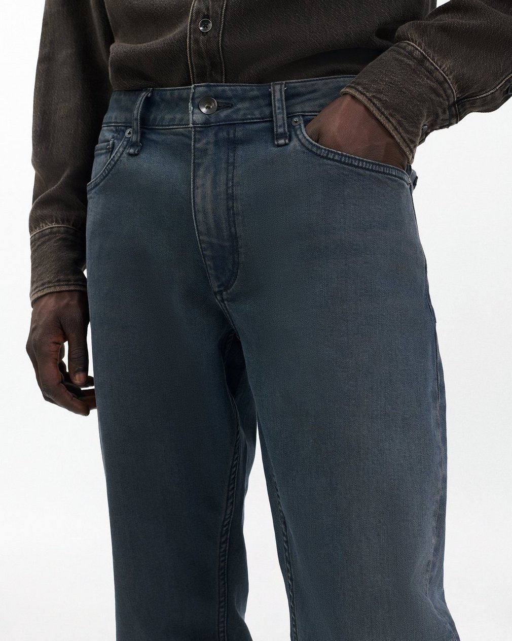Fit 3 Athletic Jeans Graphite Blue - Image 4